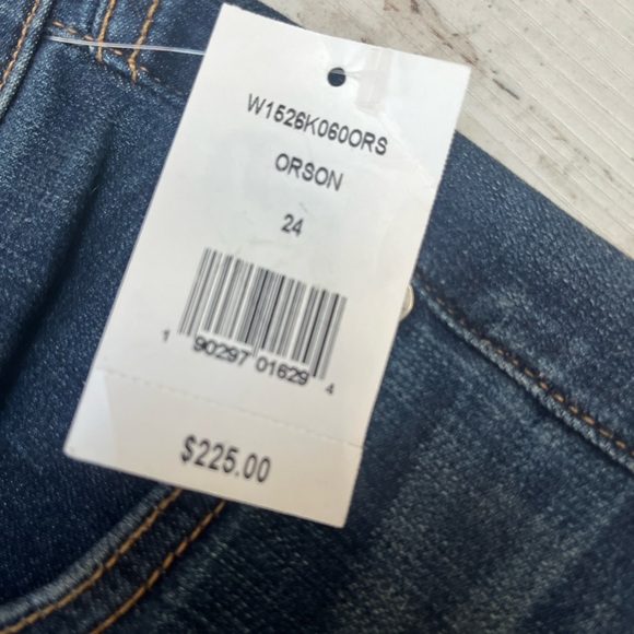 Rag & Bone Orson Skinny Capri Jeans Dark Wash Raw Hem Size 24 NWT - Picture 6 of 16